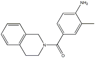 4-(3,4-dihydroisoquinolin-2(1H)-ylcarbonyl)-2-methylaniline Structure