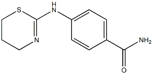 4-(5,6-dihydro-4H-1,3-thiazin-2-ylamino)benzamide Structure