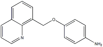 4-(quinolin-8-ylmethoxy)aniline Struktur