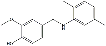 4-{[(2,5-dimethylphenyl)amino]methyl}-2-methoxyphenol Structure