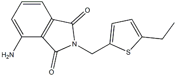 4-amino-2-[(5-ethylthien-2-yl)methyl]-1H-isoindole-1,3(2H)-dione Struktur