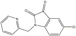 5-chloro-1-(pyridin-2-ylmethyl)-2,3-dihydro-1H-indole-2,3-dione