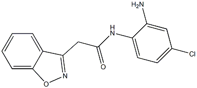 N-(2-amino-4-chlorophenyl)-2-(1,2-benzoxazol-3-yl)acetamide Struktur