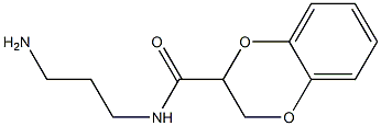 N-(3-aminopropyl)-2,3-dihydro-1,4-benzodioxine-2-carboxamide Structure