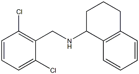 N-[(2,6-dichlorophenyl)methyl]-1,2,3,4-tetrahydronaphthalen-1-amine Struktur