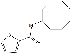 N-cyclooctyl-2-thiophenecarboxamide Structure