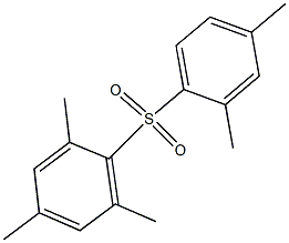 2,4-dimethylphenyl mesityl sulfone Structure