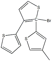 2-Bromo-4'-methylterthiophene 
 Structure
