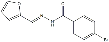 4-bromo-N'-[(E)-2-furylmethylidene]benzohydrazide Structure