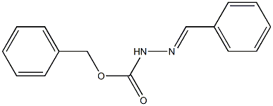 Benzaldehyde benzyloxycarbonyl hydrazone Struktur