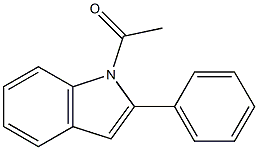 1-Acetyl-2-phenyl-1H-indole Struktur