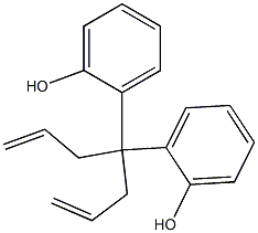 Diallyl-bis(hydroxyphenyl)methane Struktur