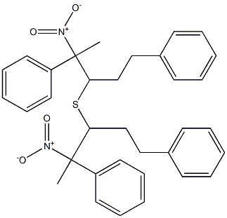 Phenyl[1-nitro-1-methyl-4-(phenyl)butan-2-yl] sulfide Structure