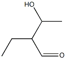 2-Ethyl-3-hydroxybutanal Structure