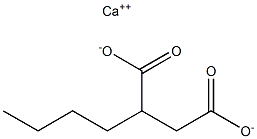 2-Butylsuccinic acid calcium salt Structure