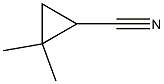 2,2-Dimethylcyclopropylcyanide Structure