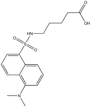 dansylaminovaleric acid Struktur