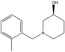 (3S)-1-(2-methylbenzyl)piperidin-3-ol Structure