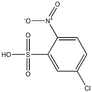 5-CHLORO-2-NITROBENZENE SULPHONIC ACID Structure