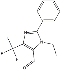 3-ETHYL-2-PHENYL-5-TRIFLUOROMETHYL-3H-IMIDAZOLE-4-CARBALDEHYDE Structure