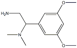 [2-amino-1-(3,5-dimethoxyphenyl)ethyl]dimethylamine Structure