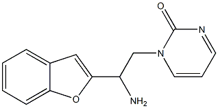 1-[2-amino-2-(1-benzofuran-2-yl)ethyl]-1,2-dihydropyrimidin-2-one Structure