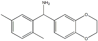 2,3-dihydro-1,4-benzodioxin-6-yl(2,5-dimethylphenyl)methanamine Structure