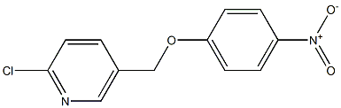 2-chloro-5-(4-nitrophenoxymethyl)pyridine Structure