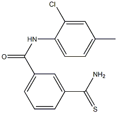 3-carbamothioyl-N-(2-chloro-4-methylphenyl)benzamide