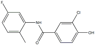 3-chloro-N-(5-fluoro-2-methylphenyl)-4-hydroxybenzamide