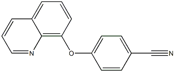 4-(quinolin-8-yloxy)benzonitrile Struktur