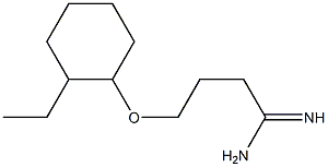 4-[(2-ethylcyclohexyl)oxy]butanimidamide Structure