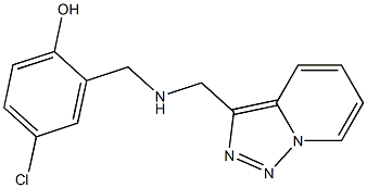 4-chloro-2-[({[1,2,4]triazolo[3,4-a]pyridin-3-ylmethyl}amino)methyl]phenol