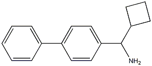 cyclobutyl(4-phenylphenyl)methanamine Struktur