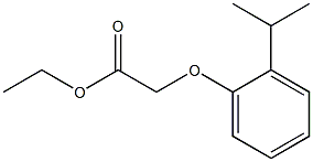 ethyl 2-[2-(propan-2-yl)phenoxy]acetate Struktur