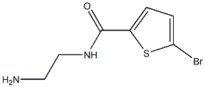 N-(2-aminoethyl)-5-bromothiophene-2-carboxamide Struktur