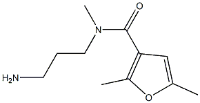 N-(3-aminopropyl)-N,2,5-trimethylfuran-3-carboxamide Structure