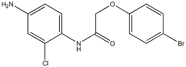 N-(4-amino-2-chlorophenyl)-2-(4-bromophenoxy)acetamide Struktur
