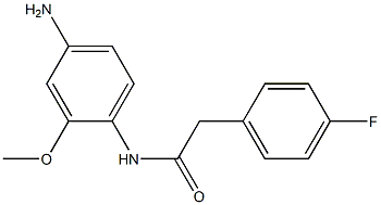 N-(4-amino-2-methoxyphenyl)-2-(4-fluorophenyl)acetamide Struktur
