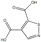 4,5-isothiazoledicarboxylic acid Struktur