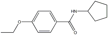 N-cyclopentyl-4-ethoxybenzamide Structure