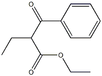 2-ベンゾイル酪酸エチル 化学構造式