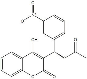 4-Hydroxy-3-[(1S)-3-oxo-1-(3-nitrophenyl)butyl]-2H-1-benzopyran-2-one