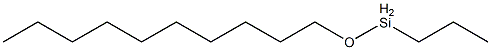 Propyl(decyloxy)silane Structure