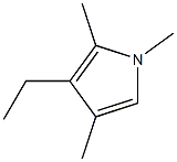 4-Ethyl-1,3,5-trimethyl-1H-pyrrole Struktur