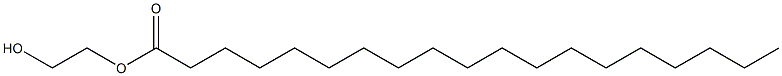 Nonadecanoic acid 2-hydroxyethyl ester Structure