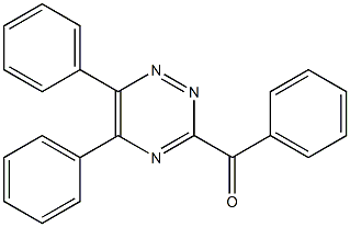 5,6-Diphenyl-3-benzoyl-1,2,4-triazine Structure