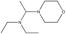 4-[1-(Diethylamino)ethyl]morpholine Struktur