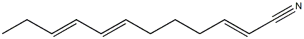 2,7,9-Dodecatrienenitrile Structure