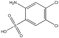 2-AMINO-4,5-DICHLORO-BENZENESULFONIC ACID Struktur